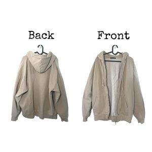 Oversized Brandy Melville Tan Christy Hoodie